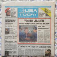 USA Today giornale Ritorno al Futuro da collezione