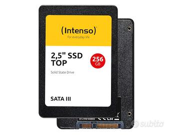 Hard Disk Interno SSD Intenso 256GB SATA III 2,5”