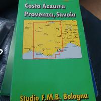 cartina stradale  Costa Azzurra 