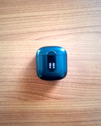 Cuffiette Bluetooth Wireless Nere con Custodia