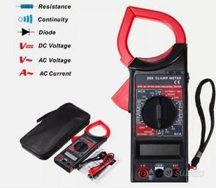 PINZA AMPEROMETRICA TESTER DIGITALE CON DISPLAY 