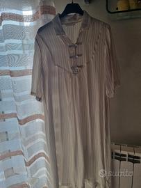 Vestaglia e camicia da notte in seta