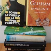 8 libri - Grisham - Reicks - LaCarrè - 5 euro