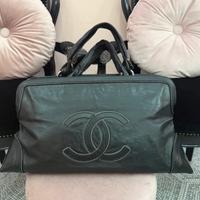 Borsa Chanel in nappa nera