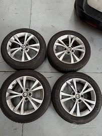 4 Cerchi e Gomme Originali Alfa Giulietta 16 Polli