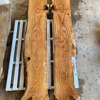 tavole ulivo speculari,ideali per tavoli in resina