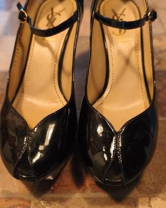 scarpe yves saint laurent nere