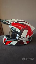 casco Airoh Twist 2.0 rosso e bianco Taglia S