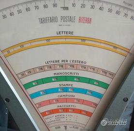 Bilancia Postale Prezziario anni 50  BIZERBA