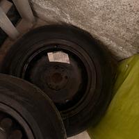 Cerchi e copponi panda da 14