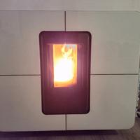 stufa a pellet thermorossi slimquadro 11 kw