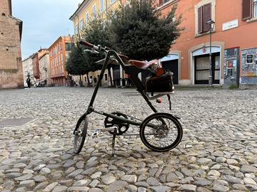 Bici pieghevole - Strida Green Leather