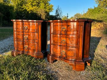 Coppia comodini in stile Barocco Veneziano