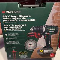 Trapano Avvitatore Percussione 20V Parkside NUOVO