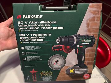 Trapano Avvitatore Percussione 20V Parkside NUOVO