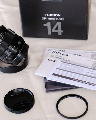 Fujifilm Fuji Fujinon XF 14mm 14 2.8 +Hoya HD MKII