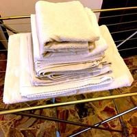 Set 9 asciugamani spugna varie misure