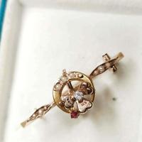 Spilla Borbonica Antica in Oro XIX Secolo