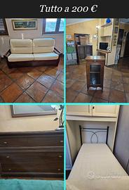 Lotto mobili vari (Soggiorno e Camera)