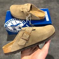Birkenstock Boston Suede Mink 40 Nuove