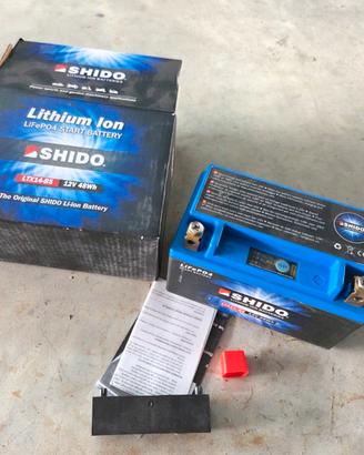 Batteria al litio moto SHIDO come nuova 