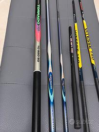 6 canne da pesca fisse