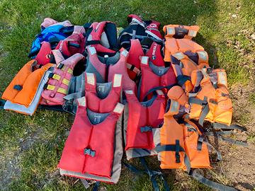 Giubbini salvagente Sup stock omologati misti