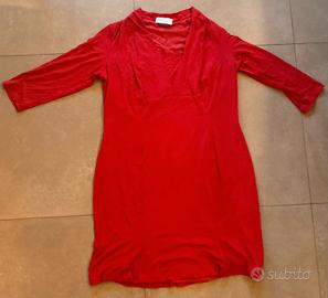 Abito Jersey donna rosso InTrend taglia L