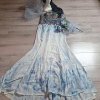 Abito  costume Sposa Cadavere  vestito Halloween  