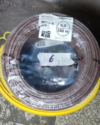 Cavo elettrico N07VK 6mm² - 100m