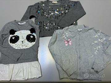 3 maglie bimba 6-7 anni