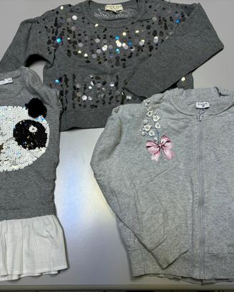 3 maglie bimba 6-7 anni