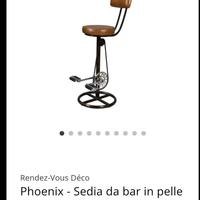 sgabello a forma di bici