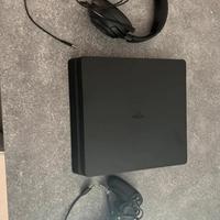 Ps4 slim + postazione F1 + cuffie con microfono