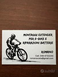 Ebike Batteria aggiuntiva / extender