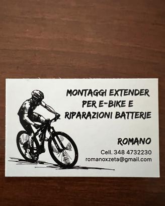 Ebike Batteria aggiuntiva / extender