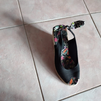 Scarpe aperte Donna fly flot con zeppa