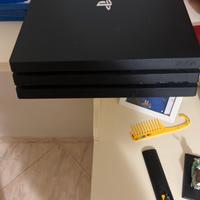 ps 4 pro1T + volante+ giochi