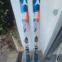 Sci Alpinismo Black land  78  cm158  + pelli + dyn