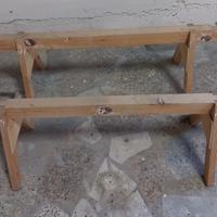 2 cavalletti piccoli misure 80,5 x 27 h27,5