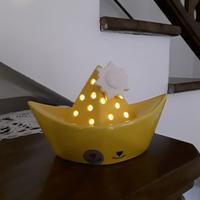 lampada Cuorematto in ceramica autentica