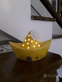 lampada Cuorematto in ceramica autentica