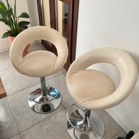 2 sgabelli regolabili