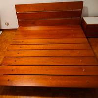 Letto matrimoniale Flou Tadao ciliegio