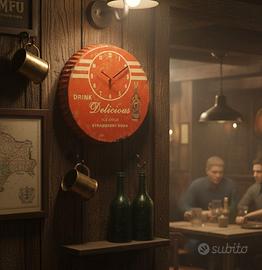 tappo pubblicitario con orologio