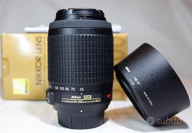 Obiettivo Nikon AF-S 55-200 mm f/4-5.6 G ED DX VR
