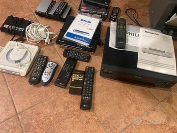 Lotto lettori dvd - vhs