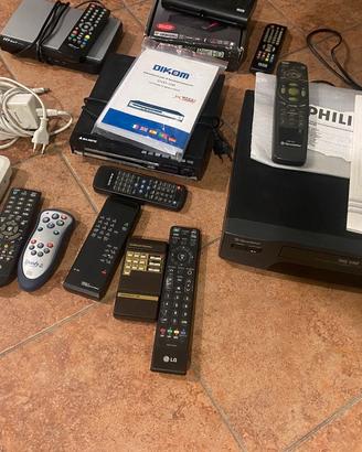 Lotto lettori dvd - vhs