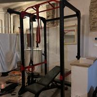 PALESTRA COMPLETA HOME GYM- RACK BILANCIERI E PESI