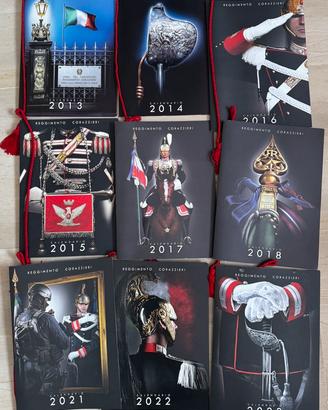 Lotto calendari  Corazzieri Arma Carabinieri